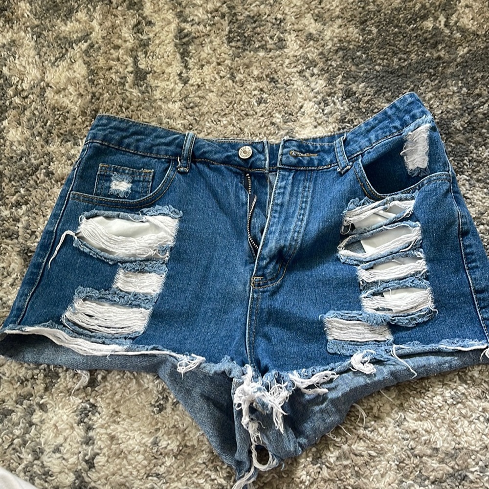 Blue denim SHEIN shorts L